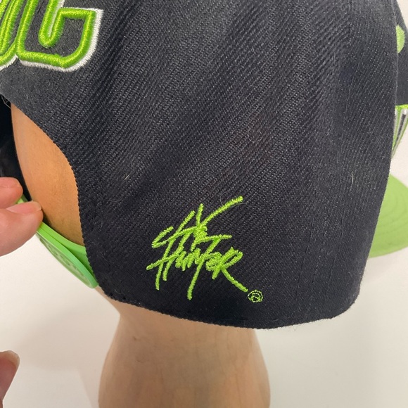 Washington DC Hat Cap Snap Back City Hunter Ultimate Headwear Black Green NWTs - Picture 8 of 15